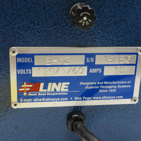 A-Line B-12 Handheld Impulse Bag Heat Sealer Controller 120V 10A