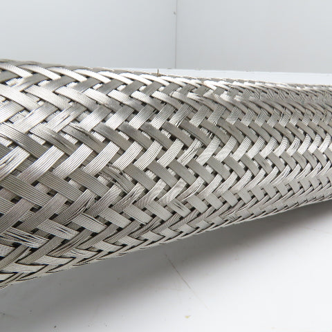 Flexible Braided Metal Hose 2-1/2" Flange Class 300 39-1/2" OAL