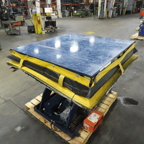1.5-Ton* 3000LB Scissor Lift Table 3000 lb 48"x 48" 115V 1Ph 44.5" Max Height