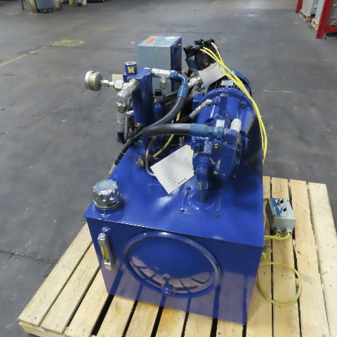 Parker PAVC2330R211 20 Gallon Hydraulic Power Unit 5HP 3000PSI 230/460V 3Ph