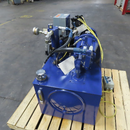 Parker PAVC2330R211 20 Gallon Hydraulic Power Unit 5HP 3000PSI 230/460V 3Ph