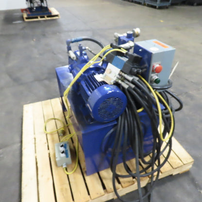 Parker PAVC2330R211 20 Gallon Hydraulic Power Unit 5HP 3000PSI 230/460V 3Ph