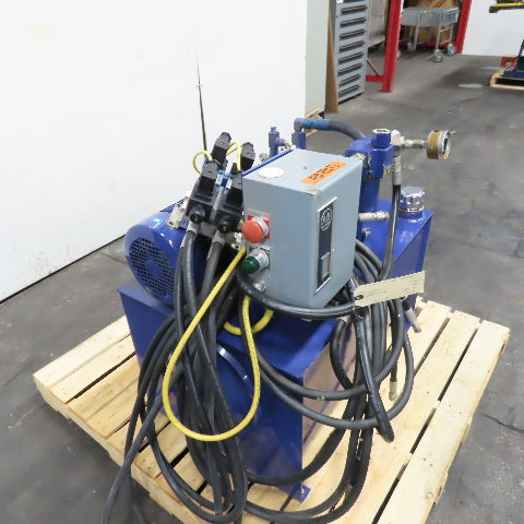 Parker PAVC2330R211 20 Gallon Hydraulic Power Unit 5HP 3000PSI 230/460V 3Ph