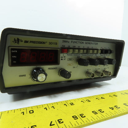 B&K Precision 3011B 2MHz Function Generator 4-Digit LED Display 120VAC