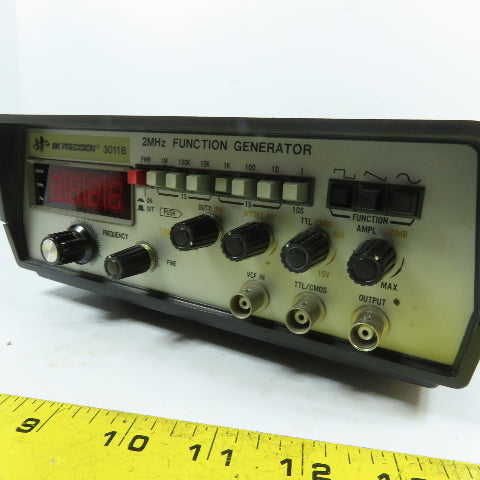 B&K Precision 3011B 2MHz Function Generator 4-Digit LED Display 120VAC