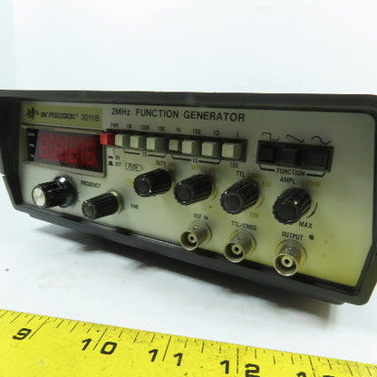 B&K Precision 3011B 2MHz Function Generator 4-Digit LED Display 120VAC