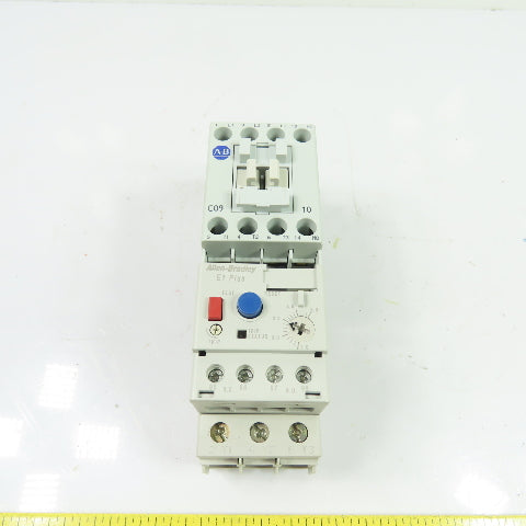 Allen-Bradley 100-C09*10 9A 600V Contactor 120V Coil w/ 193-EECB Relay 1-5A