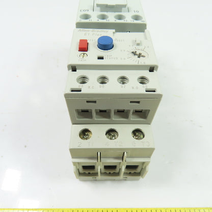 Allen-Bradley 100-C09*10 9A 600V Contactor 120V Coil w/ 193-EECB Relay 1-5A