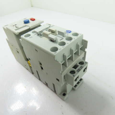 Allen-Bradley 100-C09*10 9A 600V Contactor 120V Coil w/ 193-EECB Relay 1-5A