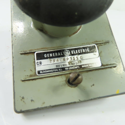General Electric CR2940NP311G Pushbutton Switch Control Station 600V