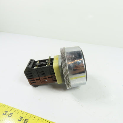Fuji Electric 41-10420 AH30-B3 30mm Black Mushroom Pushbutton Switch 600VAC