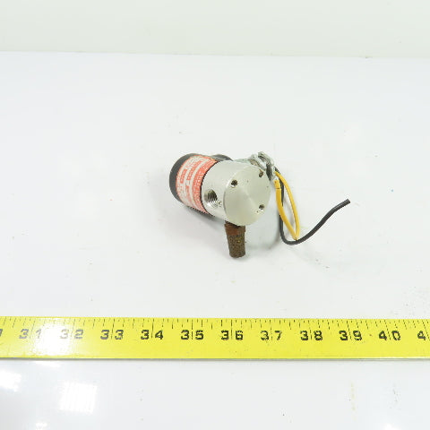 Humphrey 062E1-3-10-21-36 3-Way 2-Position Solenoid Air Valve 120V 1/4" NPT