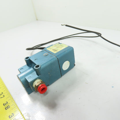 MAC 225B-113CAAA 3-Way Solenoid Valve 110/120V 24VDC 1/4" NPT