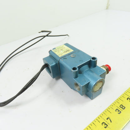 MAC 225B-113CAAA 3-Way Solenoid Valve 110/120V 24VDC 1/4" NPT