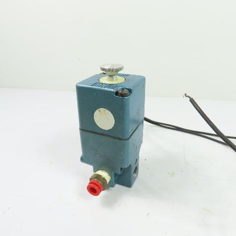 MAC 225B-113CAAA 3-Way Solenoid Valve 110/120V 24VDC 1/4" NPT