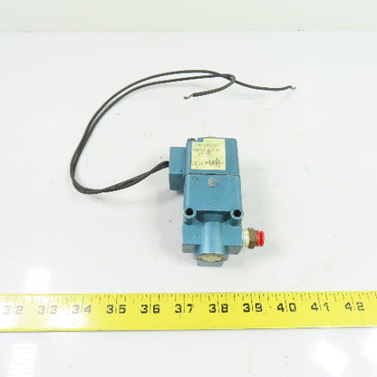 MAC 225B-113CAAA 3-Way Solenoid Valve 110/120V 24VDC 1/4" NPT