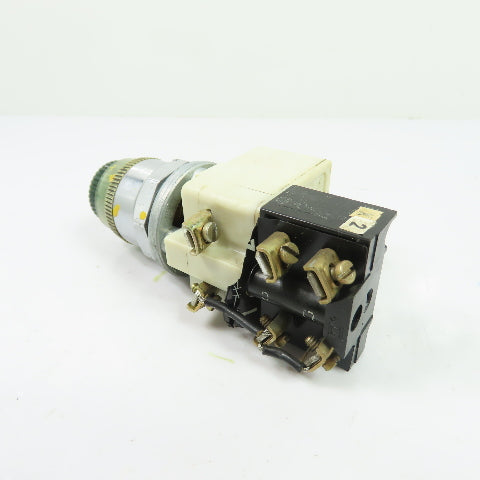 Square D 9001KM1 Green Illuminated Pilot Light Indicator 110-120V