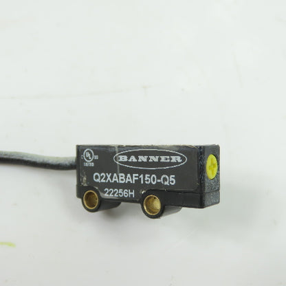 Banner Q2XABAF150-Q5 Adjustable Field Photoelectric Sensor 10-30VDC M12 QD