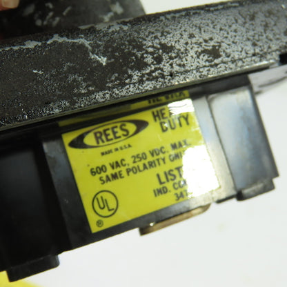 REES 347S Heavy Duty Mushroom Head Pushbutton Switch 600VAC 250VDC