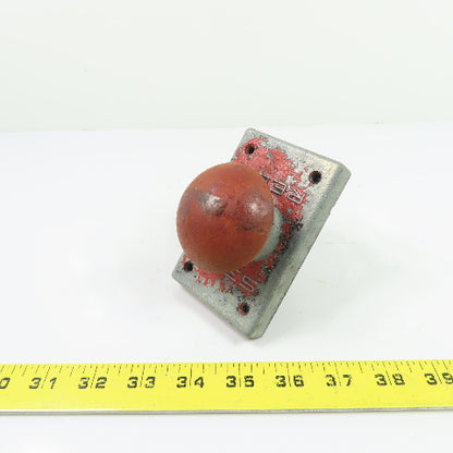 REES 347S Heavy Duty Mushroom Head Pushbutton Switch 600VAC 250VDC