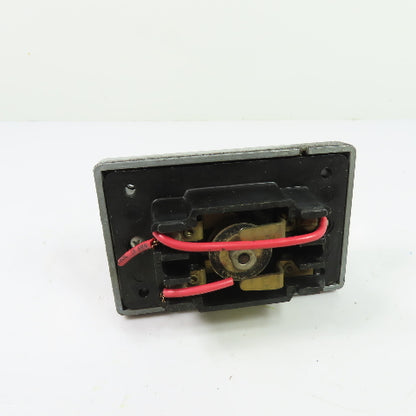 REES 347S Heavy Duty Mushroom Head Pushbutton Switch 600VAC 250VDC