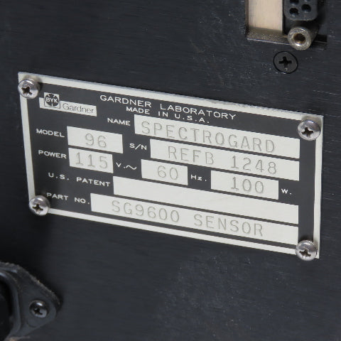 BYK Gardner SG9600 96 Spectrogard Color System Sensor Unit 115V 60Hz 100W