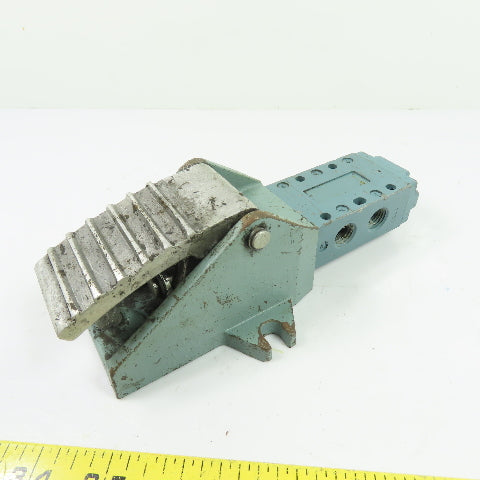 4-Way 5-Port Pneumatic Foot Pedal Operated Air Control Valve