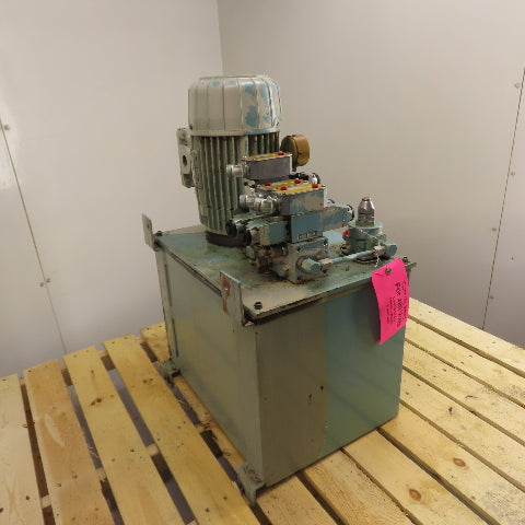 15 Gallon Hydraulic Power Unit 230/460V 3Ph w/ Rexroth RFP30G10B1.1/5T