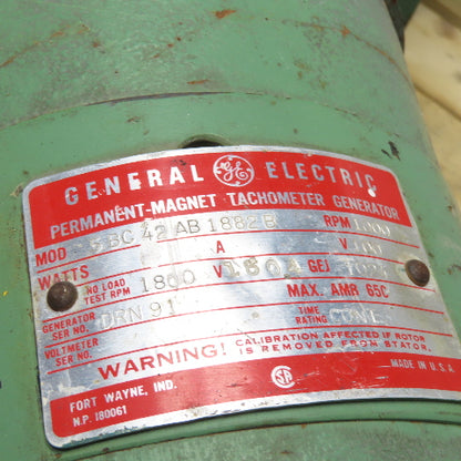 Reliance T36R1304-341 75HP DC Motor 300V 125A B368ATZ Frame 1150/2000RPM