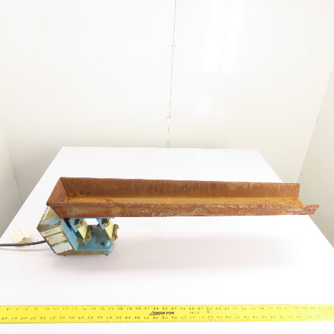 Syntron F-TO1-A Magnetic Vibratory Feeder 115V 1Ph 32" Long Tray