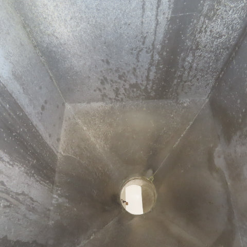 Pacific Engineering 4 Cu/Ft Bulk Material Bag Unloader Hopper 14" x 14" x 38"