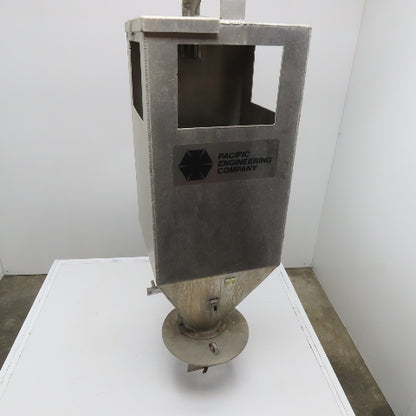 Pacific Engineering 4 Cu/Ft Bulk Material Bag Unloader Hopper 14" x 14" x 38"