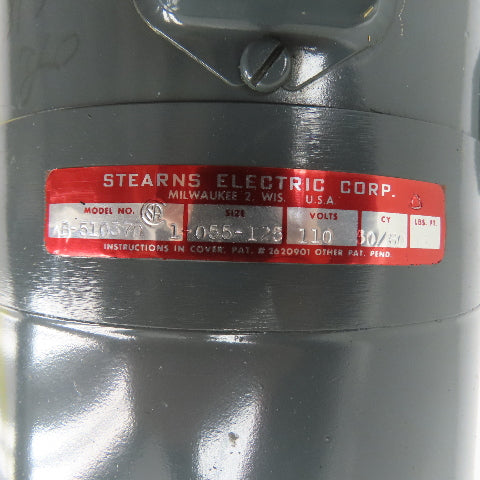 General Electric 5KC42FG276AT 1/4HP Motor 115/230V w/ B-510370 Sterns Brake