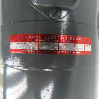General Electric 5KC42FG276AT 1/4HP Motor 115/230V w/ B-510370 Sterns Brake