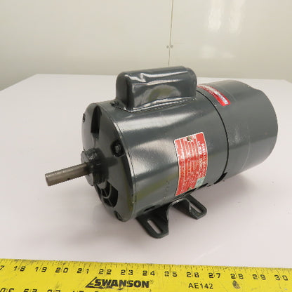 General Electric 5KC42FG276AT 1/4HP Motor 115/230V w/ B-510370 Sterns Brake