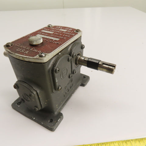 Eberhardt-Denver 13L-DB 50:1 Ratio Gear Speed Reducer 180LB Torque