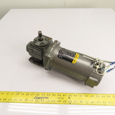 Boston Gear VF113B-50 3/4HP DC Gearmotor 90V 50:1 Ratio Gear Reducer 150in-lb