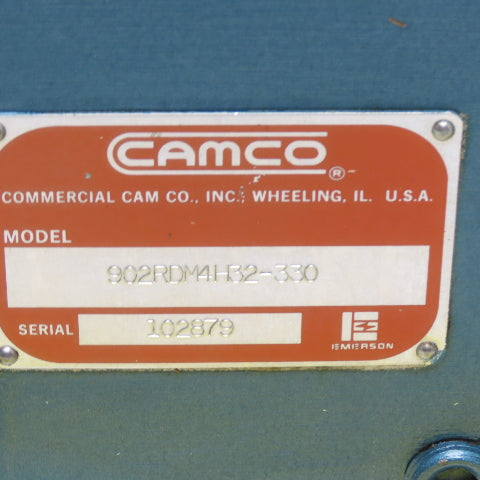 Camco 902RDM4H32-330 4 Stop Rotary Index Drive Cam Indexer Flange Output Table