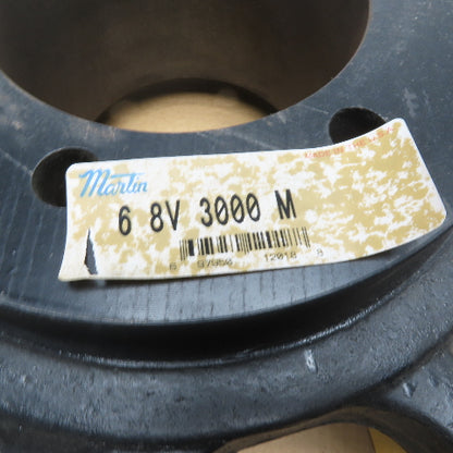 Martin 6 8V 3000 M 6-Groove 8V Sheave Pulley M Bushing Bore OEM New