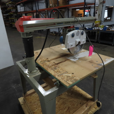 Omga N/A 14" Radial Arm Saw 3.68kW 230/460V 3PH 47.5" x 38" Table Tested