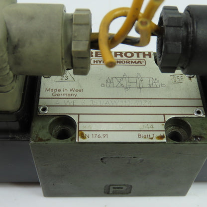 Rexroth 4WE6J51/AW110-60Z4 Hydraulic Solenoid Directional Solenoid Valve 110V