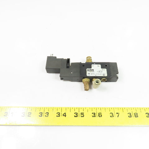 Parker P2E-KV32C B310BB549C 4-Way 2-Position Solenoid Control Valve 24VDC