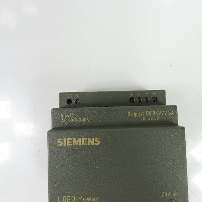 Siemens 6EP1332-1SH42 24VDC 2.5A Power Supply 100-240VAC Input