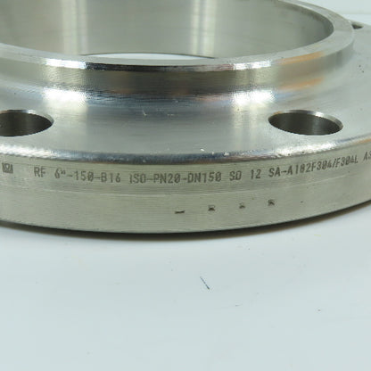 6" Slip On Raised Face Pipe Flange 150# ASME B16.5 F304/F304L