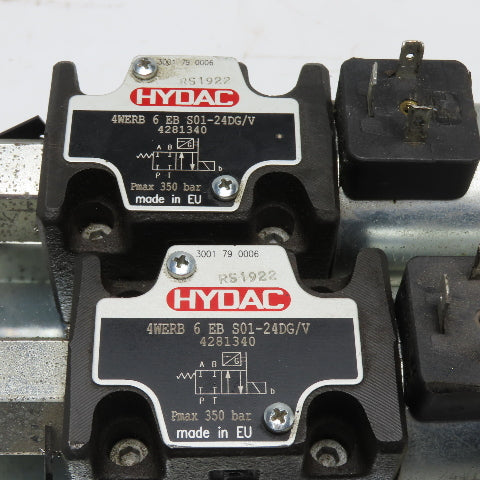 Dorninger Hytronics 149526 Manifold Safety Shut Off Hydraulic Valve 24VDC