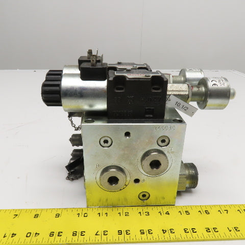 Dorninger Hytronics 149526 Manifold Safety Shut Off Hydraulic Valve 24VDC