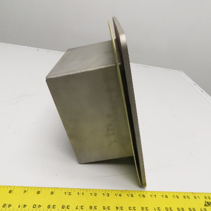 8-1/2" Square Stainless Steel Duct Flange Transition Spout with Gasket