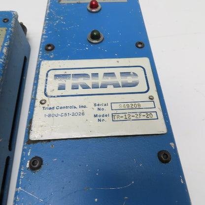 Triad TR-12-2F-20 Safety Light Curtain Sensor Transmitter & Receiver Pylon Set