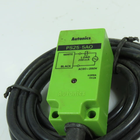 Autonics PS25-5AO Inductive Proximity Switch Sensor 5mm Range AC90-250V