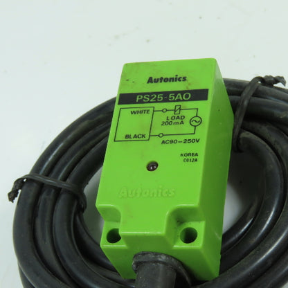 Autonics PS25-5AO Inductive Proximity Switch Sensor 5mm Range AC90-250V